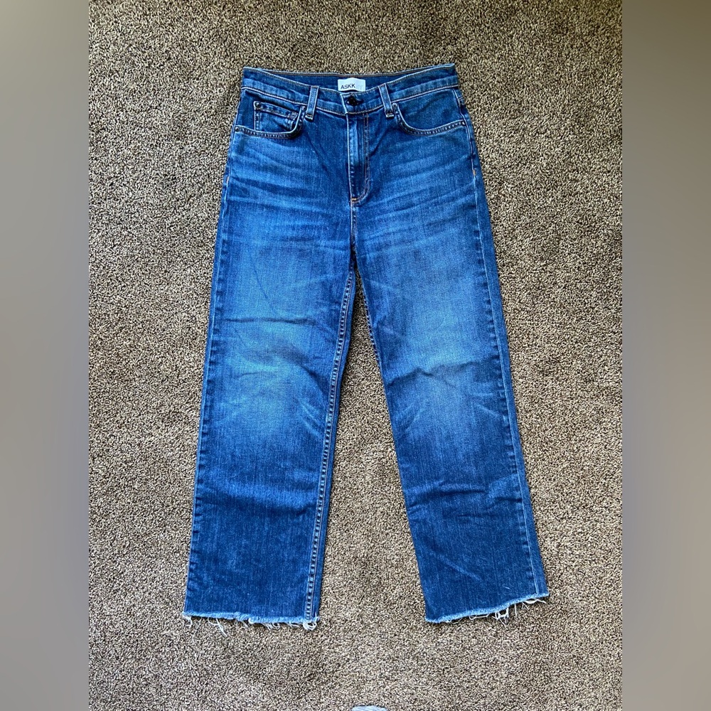 ASKK NY High Rise Wide Leg Jean Size 26